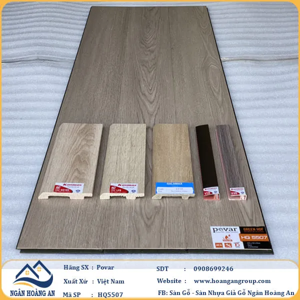 Sàn Gỗ Công Nghiệp Povar HQ5507 Dày 8mm